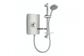 Triton Aspirante electric shower brushed steel