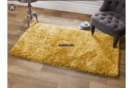 Monte Carlo Shaggy Rugs (Yellow)