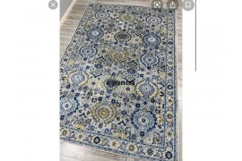 Bukhara Rug -  160 x 230 cm Grey and terracotta intertwined