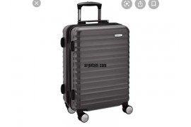 Suitcase - Premium Hardside Spinner Luggage with Built-In TSA Lock - 55 cm, Black