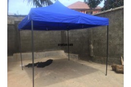 Party Tent 3x4m PE Blue Outdoor Garden Gazebo Marquee Canopy Pavilion​