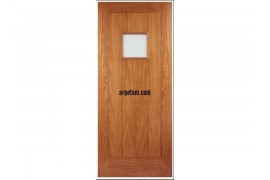 Middle Glass Internal MDF door brown