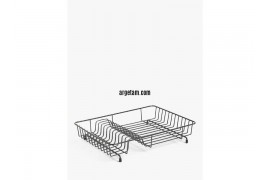 John Lewis - Dish Drainer - Wire Dish Drainer, Graphite Grey 