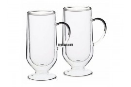 2 Glasses - Le Xpress Double Walled Set of 2 Latte Glasses