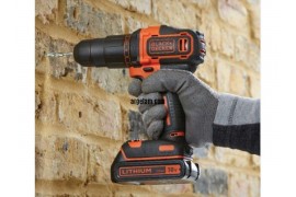 Black & Decker 18V 2Ah Li-Ion Cordless Combi Drill Kfbcd701D1K 