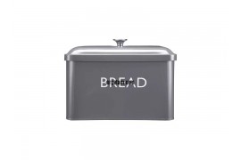 Enamel Bread Bin, Slate