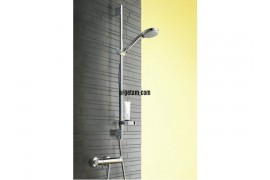 hansgrohe Croma Vario EcoSmart 4 Spray 65cm Shower Slider Rail Kit with Soap Dish 