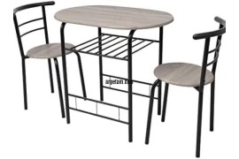 Dining table and two chairs