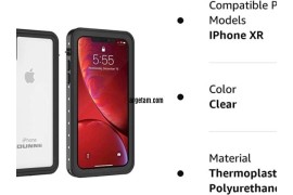 iPhone XR Case, Waterproof Dustproof 